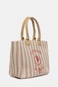 Βαμβακερή τσάντα U.S. Polo Assn. Pool BEU2P8693WCO μπεζ SS25