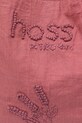 Τσάντα από λινό ύφασμα Hoss Intropia 2059289 ροζ