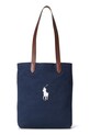 Αξεσουάρ Βαμβακερή τσάντα Polo Ralph Lauren 405970397 σκούρο μπλε