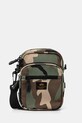 Σακίδιο Alpha Industries Label Messenger Bag S υφασμάτινο πράσινο 156941