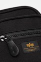 Σακίδιο Alpha Industries Label Messenger Bag S μαύρο 156941