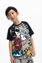 Παιδικό μπλουζάκι Desigual 25SBTK04 γκρί