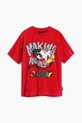 Παιδικό βαμβακερό μπλουζάκι Desigual x Disney 25SBTK14 κόκκινο SS25