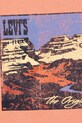 Αγορίστικα Παιδικό μπλουζάκι Levi's CANYON LANDSCAPE TEE 8EM301 πορτοκαλί