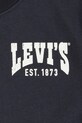 Παιδικό μπλουζάκι Levi's VALLEY VIEW TEE μαύρο 9EM600
