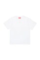 Παιδικό βαμβακερό μπλουζάκι Diesel TMARCUS OVER T-SHIRT βαμβάκι λευκό J02022