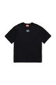 Παιδικό βαμβακερό μπλουζάκι Diesel TMARCUS OVER T-SHIRT βαμβάκι μαύρο J02022