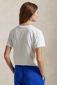 Βαμβακερό μπλουζάκι Polo Ralph Lauren 211959114 λευκό SS25