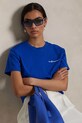 Βαμβακερό μπλουζάκι Polo Ralph Lauren 211959114 μπλε