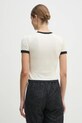 Ρούχα T-shirt adidas Originals KNITTED 3S TEE JJ0961 μπεζ