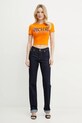 Μπλουζάκι Versace Jeans Couture 78HAHC05.CJ02C πορτοκαλί SS25