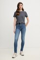Λευκό μπλουζάκι Calvin Klein K20K208248 γκρί SS25