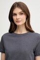 Λευκό μπλουζάκι Calvin Klein γκρί K20K208248