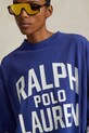 Βαμβακερό μπλουζάκι Polo Ralph Lauren μπλε 211965118