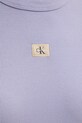 Μπλουζάκι Calvin Klein Jeans J20J225244 μωβ