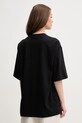 Ρούχα Βαμβακερό μπλουζάκι Calvin Klein Jeans LV047B827G μαύρο