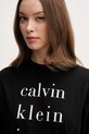 Βαμβακερό μπλουζάκι Calvin Klein Jeans μαύρο LV047B827G