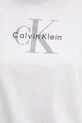 Βαμβακερό μπλουζάκι Calvin Klein Jeans LV047B864G λευκό