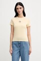 Μπλουζάκι Tommy Jeans στάμπα κίτρινο DW0DW20316