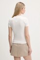 Ρούχα Βαμβακερό μπλουζάκι Tommy Jeans DW0DW21342 λευκό