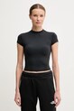 Μπλουζάκι προπόνησης New Balance Define Fitted slim μαύρο WT51126BK