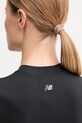 Μπλουζάκι προπόνησης New Balance Define Fitted WT51126BK μαύρο