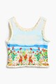 Παιδικό top Desigual με μοτίβο μπλε 25SGTK06