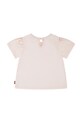 Μπλουζάκι μωρού Levi's SS SMOCKED SLV TEE 1EM183 ροζ SS25
