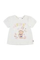 Μπλουζάκι μωρού Levi's LIV SS SMOCKED SLV TEE άλλο μπεζ 1EM401