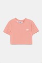 Παιδικό μπλουζάκι adidas Originals JC8441 πορτοκαλί SS25