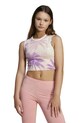 Παιδικό top adidas Originals στρογγυλό μωβ JD2935