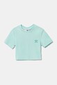 Παιδικό μπλουζάκι adidas Originals JI5783 τιρκουάζ SS25
