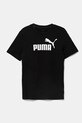 Παιδικό μπλουζάκι Puma ESS No. 1 Logo Tee στάμπα μαύρο 684892