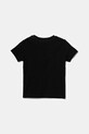 Παιδικό βαμβακερό μπλουζάκι Diesel TCUORE T-SHIRT J02233 μαύρο SS25