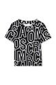 Παιδικό μπλουζάκι Marc Jacobs W60462.156 μαύρο SS25