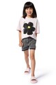 Παιδικό βαμβακερό μπλουζάκι Marc Jacobs στάμπα ροζ W60542.86.108