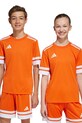 Παιδικό μπλουζάκι adidas Performance στρογγυλό πορτοκαλί JC8666