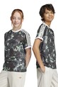 Παιδικό μπλουζάκι adidas Originals απλικέ πράσινο JZ9939