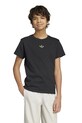 Αγορίστικα Παιδικό βαμβακερό μπλουζάκι adidas Originals JZ9940 μαύρο