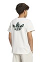 Παιδικό βαμβακερό μπλουζάκι adidas Originals μπεζ JY8374