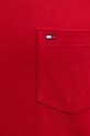 Βαμβακερό μπλουζάκι Tommy Hilfiger κόκκινο MW0MW37283