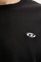Μπλουζάκι Diesel T-ADJUST-DOVAL-PJ T-SHIRT A15056.0AIJU μαύρο