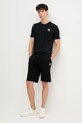 Βαμβακερό μπλουζάκι Karl Lagerfeld 552224.755021 μαύρο SS25