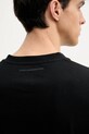 Βαμβακερό μπλουζάκι Karl Lagerfeld 552224.755021 μαύρο