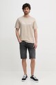 Βαμβακερό μπλουζάκι Pepe Jeans DUMAS TEE PM509769 μπεζ SS25