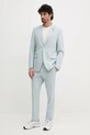 Βαμβακερό μπλουζάκι Lindbergh 30.804115.PEARL.WHITE μπεζ SS25