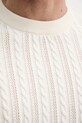 Βαμβακερό μπλουζάκι Lindbergh 30.804115.PEARL.WHITE μπεζ