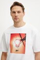 Βαμβακερό μπλουζάκι Reebok Classic λευκό 100218826