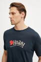 Αθλητικό μπλουζάκι Fjallraven Hoja σκούρο μπλε F12600252