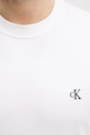 Βαμβακερό μπλουζάκι Calvin Klein Jeans LV040HM229 λευκό